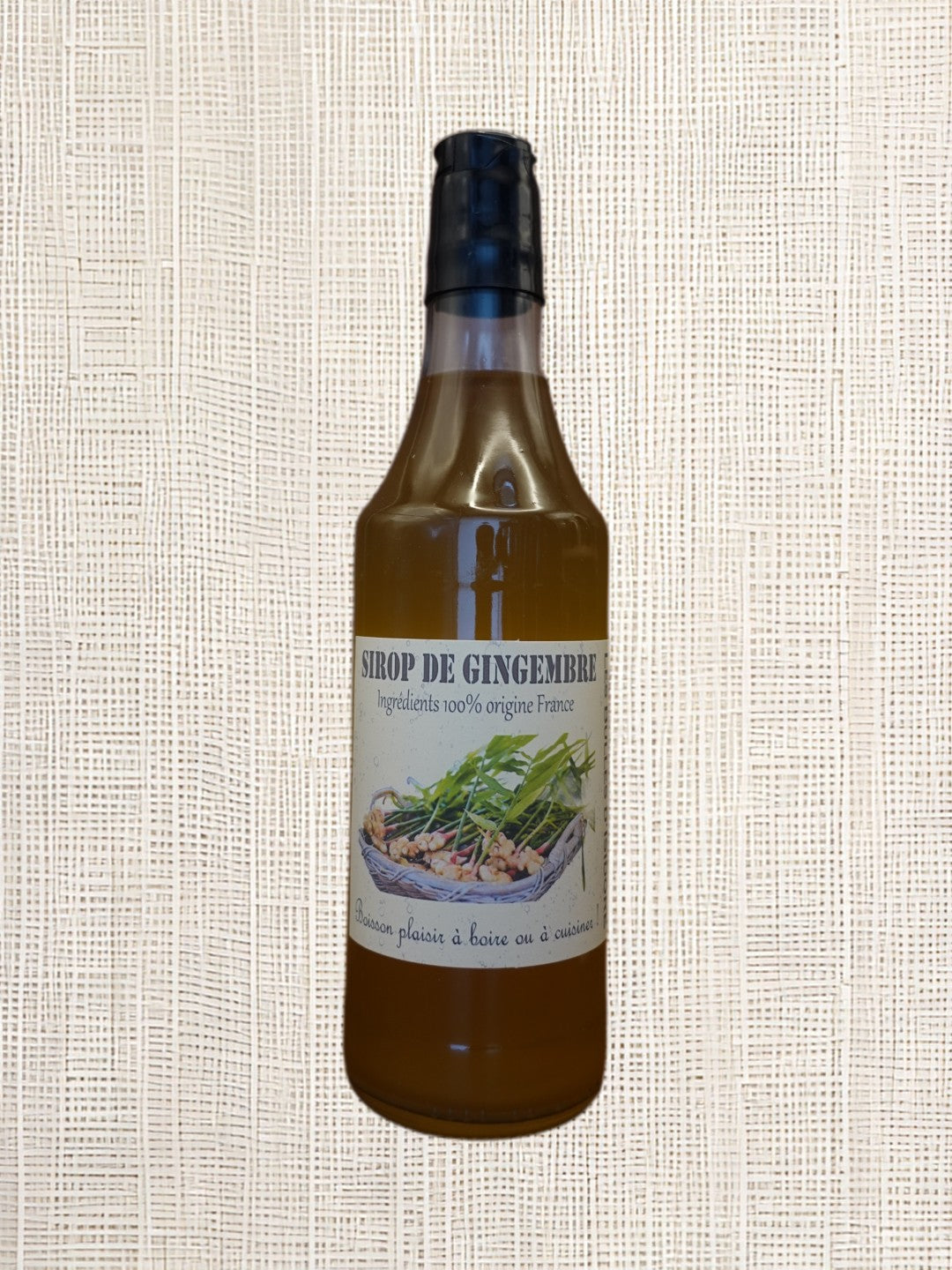 Sirop de Gingembre bio et 100% français 50cl - Les Bulles d'Isidore